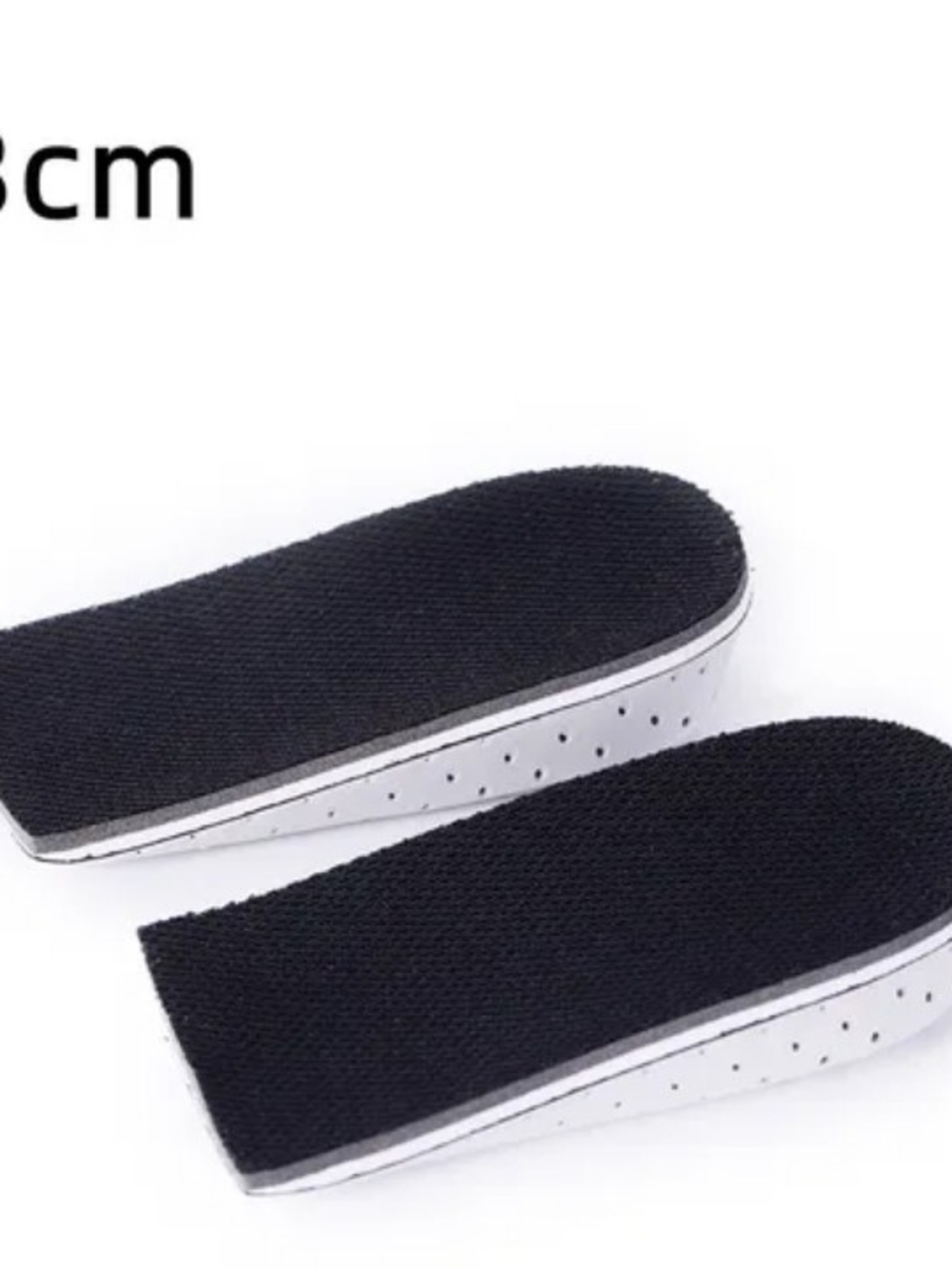 Black Foam Shoe Height Lift Insoles